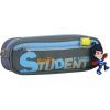 Пенал Cool For School 2 отделения с брелоком Серый (CF6899-grey)