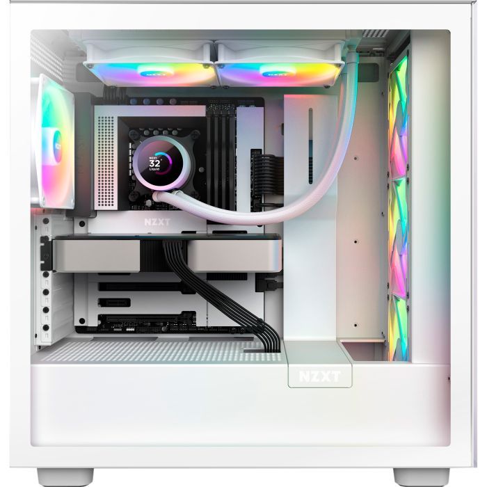 Система жидкостного охлаждения NZXT Kraken RGB 280mm w/Display, (RL-KR280-W1) изображение 6