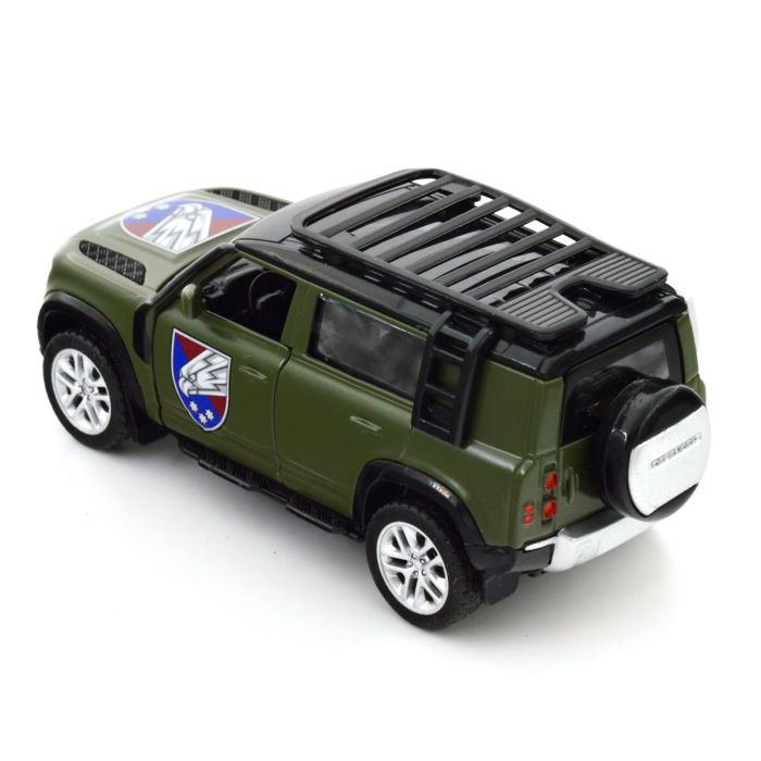 Машина TechnoDrive Автомодель серії Шеврони Героїв - Land Rover Defender 110 - 25 ОПДБр (250289M) зображення 10