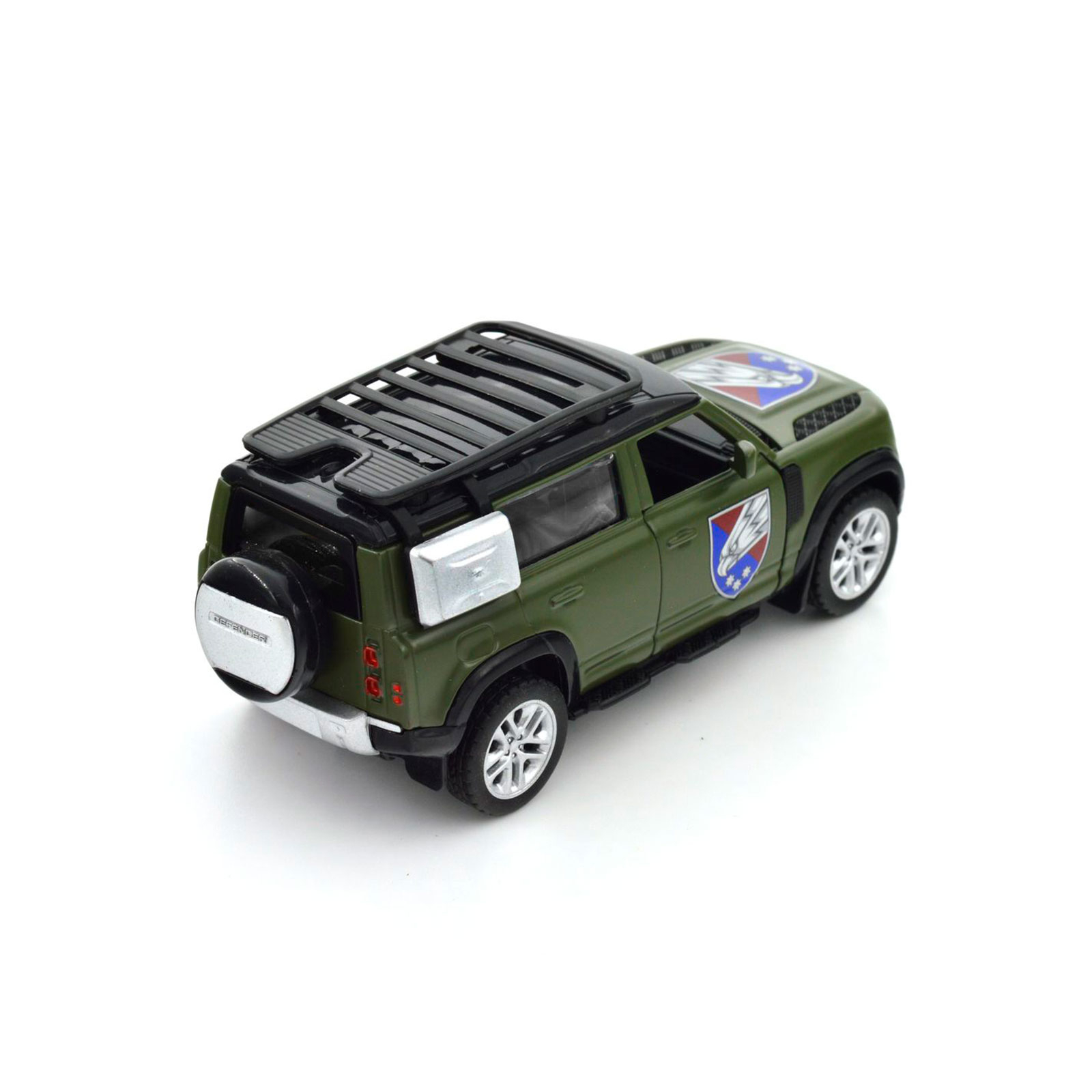 Машина Techno Drive Автомодель серії Шеврони Героїв - Land Rover Defender 110 - 25 ОПДБр (250289M) зображення 12