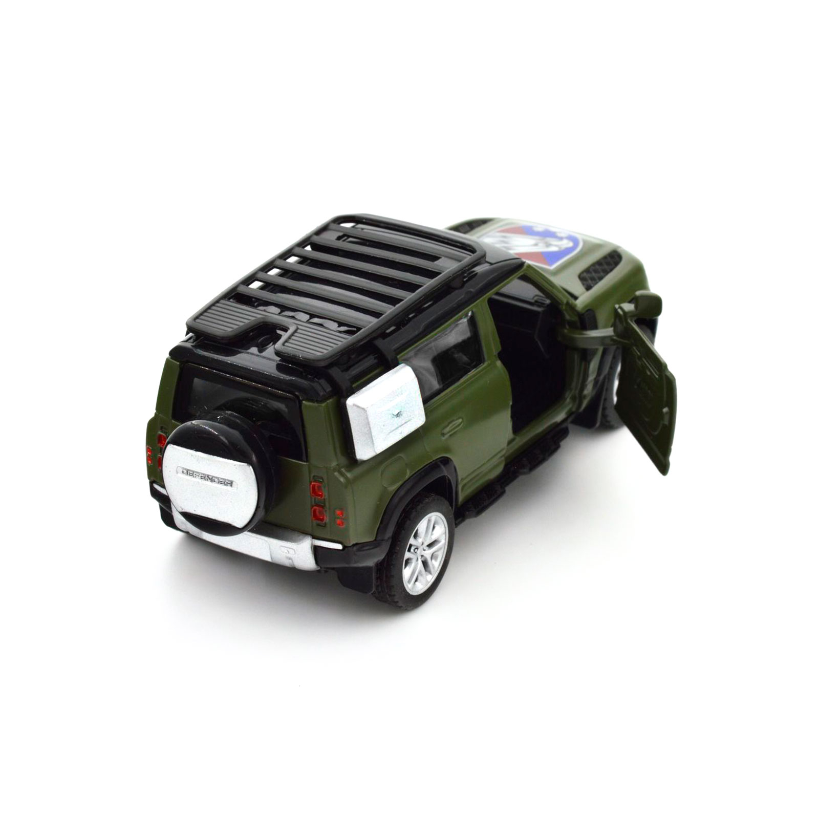 Машина Techno Drive Автомодель серії Шеврони Героїв - Land Rover Defender 110 - 25 ОПДБр (250289M) зображення 2