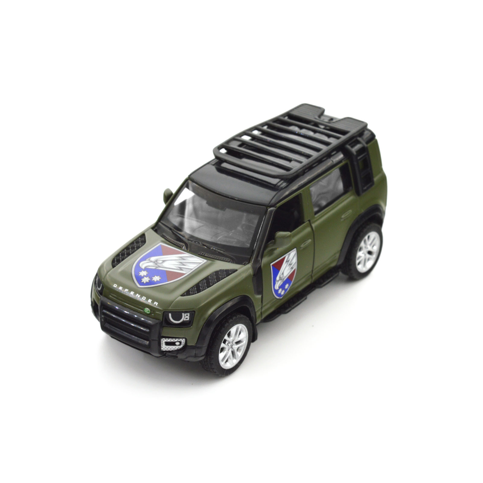 Машина Techno Drive Автомодель серии Шевроны Героев - Land Rover Defender 110 - 25 ОПДБр (250289M)