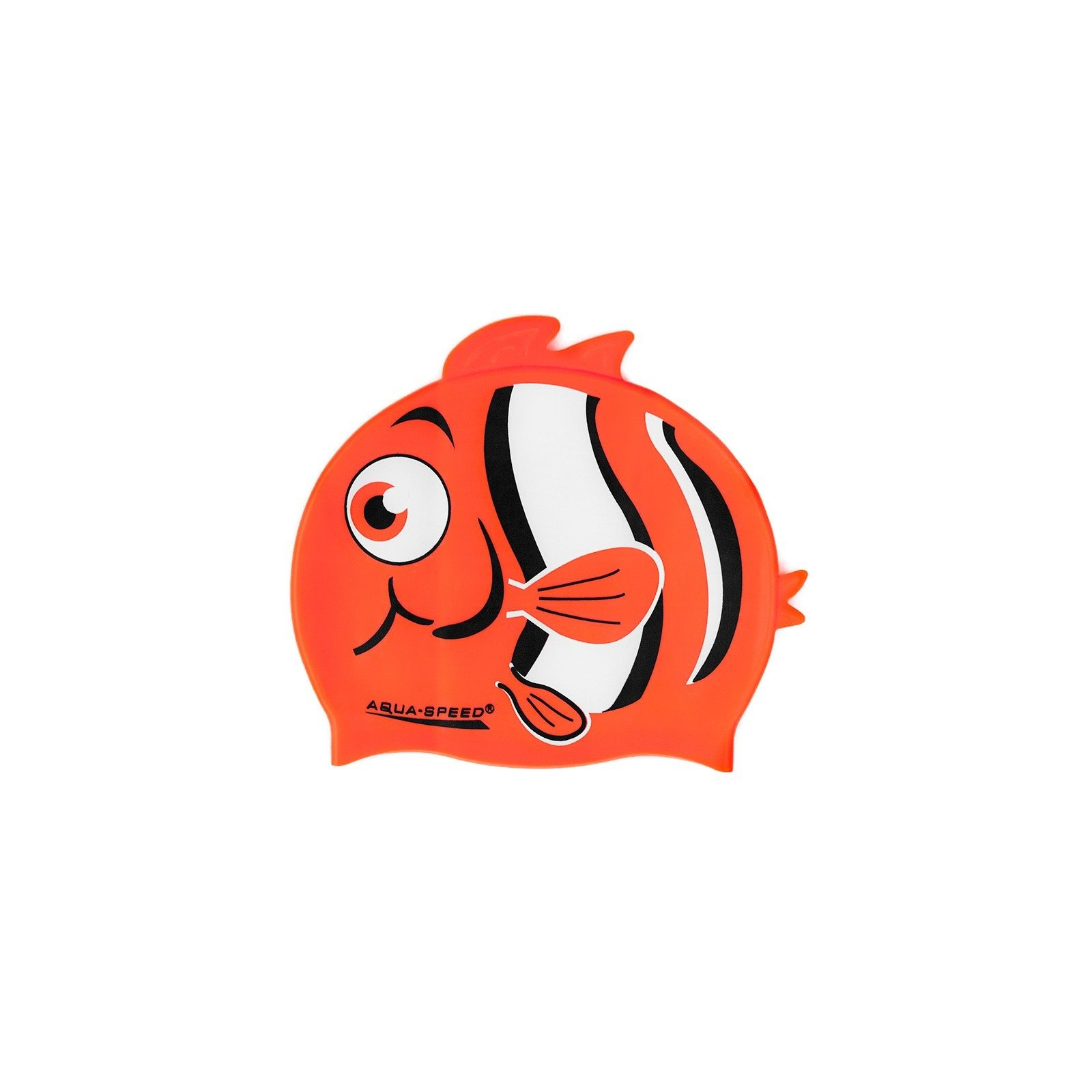 Шапка для плавання Aqua Speed Zoo 115-75-Nemo 5758 помаранчева рибка Діт OSFM (5908217657589)