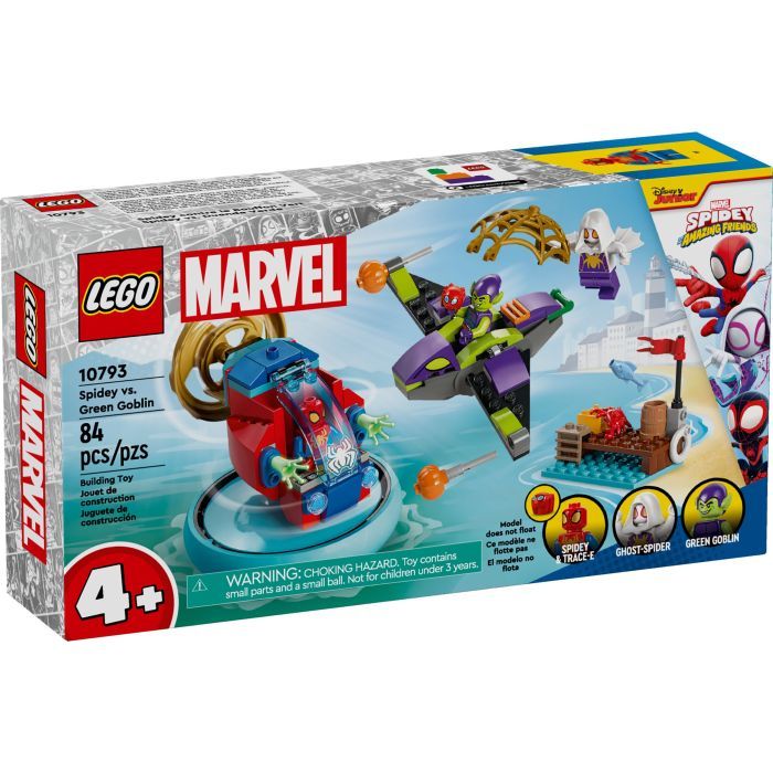 Конструктор LEGO Spidey Паук против Зеленого гоблина 84 детали (10793)