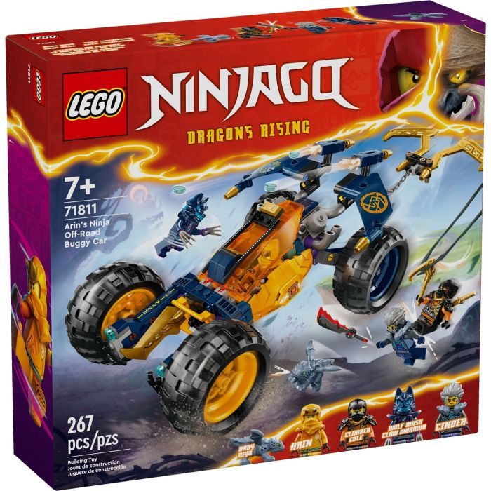 Конструктор LEGO Ninjago Багги для бездорожья ниндзя Арин 267 деталей (71811)