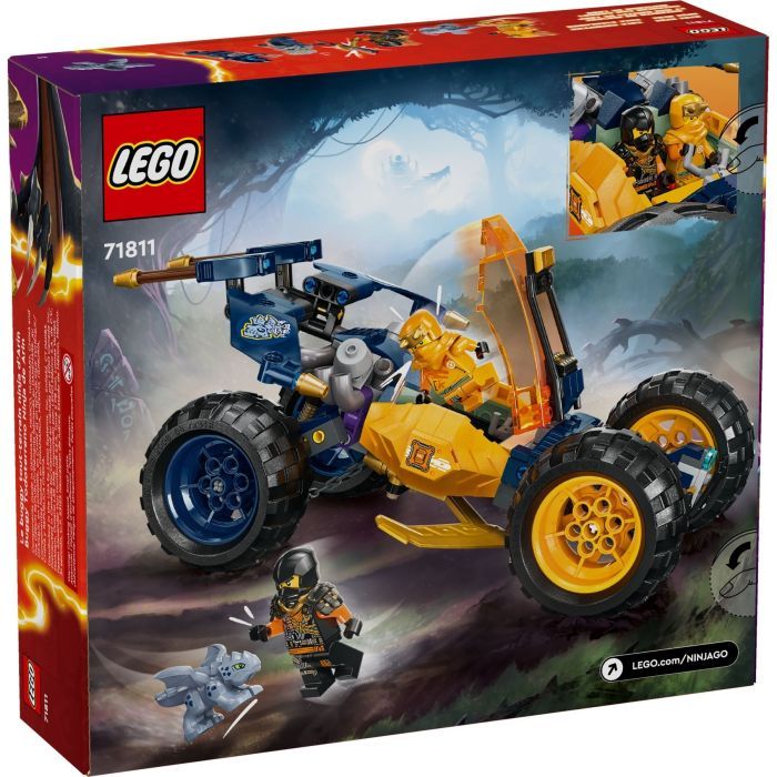 Конструктор LEGO Ninjago Багги для бездорожья ниндзя Арин 267 деталей (71811) изображение 6