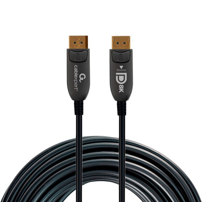 Кабель мультимедійний DisplayPort to DisplayPort 10.0m V.1.4 8K 60Hz/4K 120Hz Optic (AOC) Cablexpert (CC-DP8K-AOC-10M) зображення 2