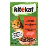 Влажный корм для кошек Kitekat с говядиной в соусе 85 г (5900951307379)
