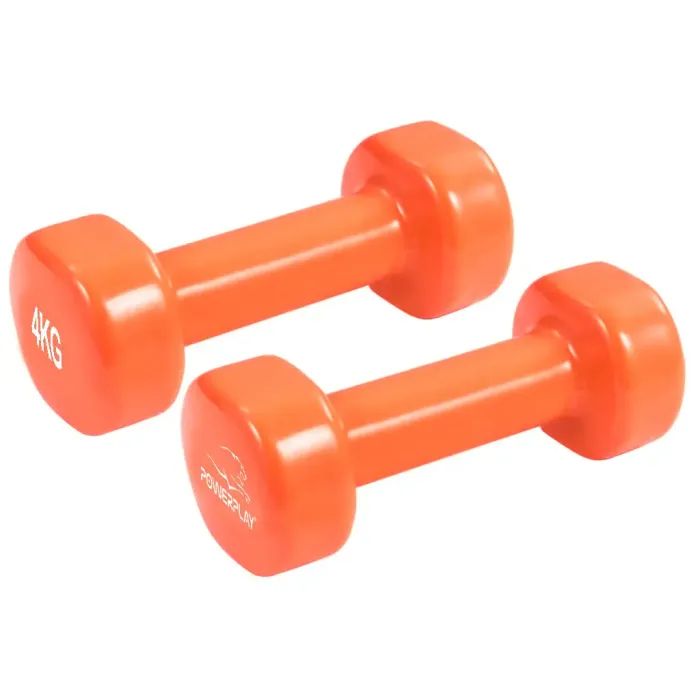 Гантель PowerPlay вінілові 4125 Achilles 2 х 3 кг Зелені (PP_4125_3kg_2in) изображение 6