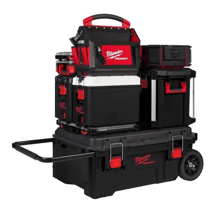Ящик для инструментов Milwaukee XL PACKOUT 965x609x401 на колесах (4932478161) изображение 5