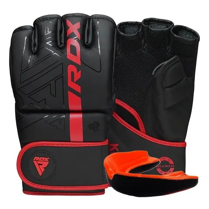 Перчатки для MMA RDX F6 Kara Matte Red Plus L/XL (GSR-F6MR-L/XL+)