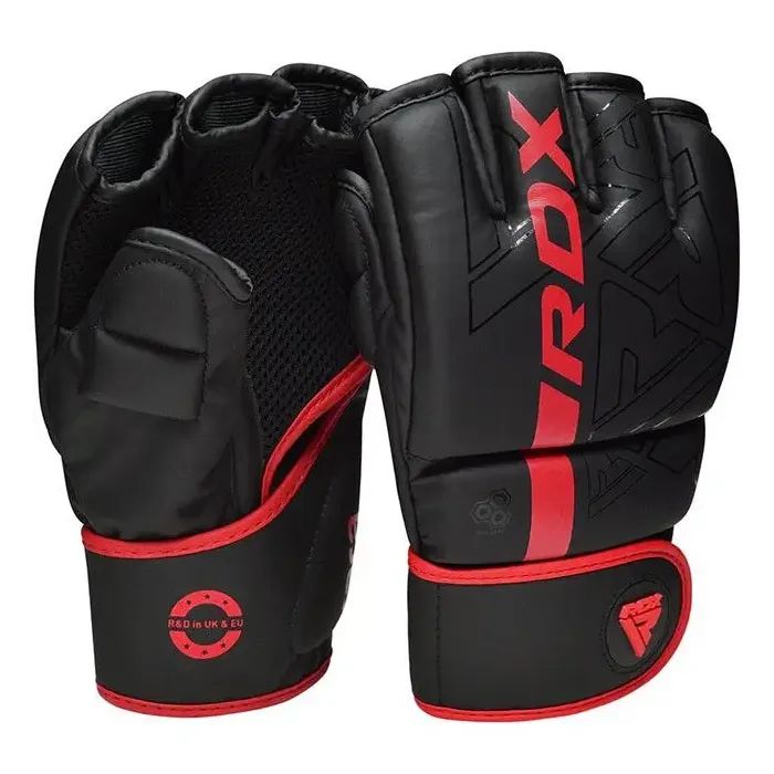 Перчатки для MMA RDX F6 Kara Matte Red Plus L/XL (GSR-F6MR-L/XL+) изображение 2