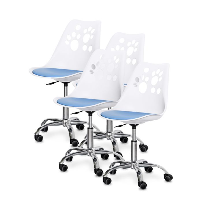 Дитяче крісло Evo-kids Indigo 4 шт White / Grey (H-232 W/G- X4)