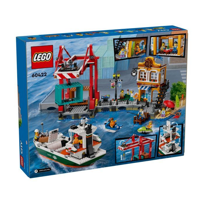 Конструктор LEGO City Морская гавань с грузовым судном (60422) изображение 8