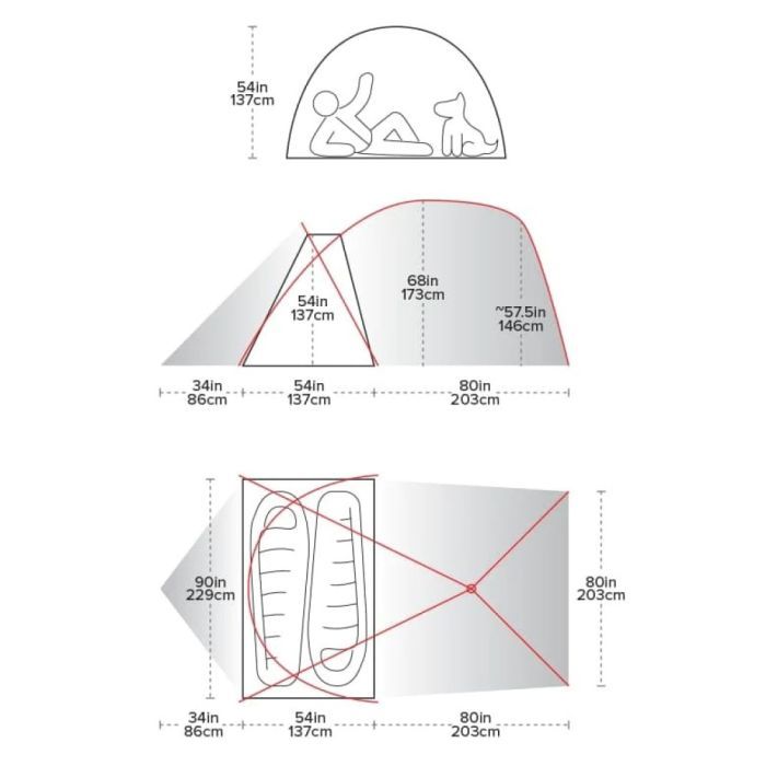 Намет Big Agnes Wyoming Trail 2 olive (021.0168) зображення 9