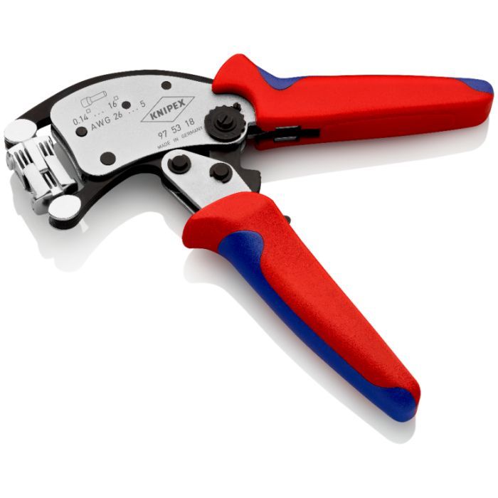Затискач для клем KNIPEX с поворотной головкой, для контактных гильз (97 53 18) изображение 3