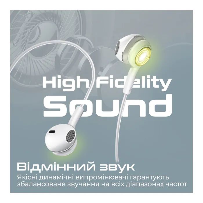 Наушники Promate LumiBuds-C Black (lumibuds-c.black) изображение 3