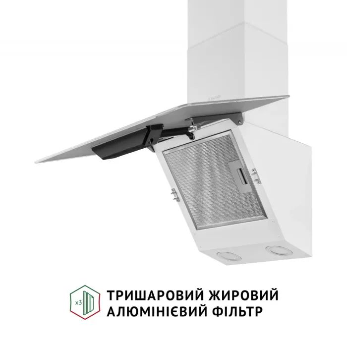 Витяжка кухонна Perfelli VICCO 6HSR NERO зображення 5