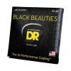 Струни для гітари DR Strings Black Beauties Acoustic - Extra Light (10-48) (BKA-10) зображення 2