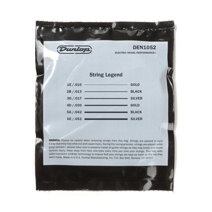 Струни для гітари Jim Dunlop Nickel Wound Electric Guitar Strings (10-52) (DEN1052) зображення 3