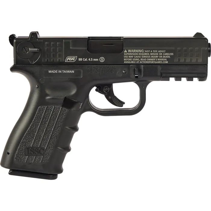 Пневматический пистолет ASG ISSC M22 Blowback Black (19803) изображение 2