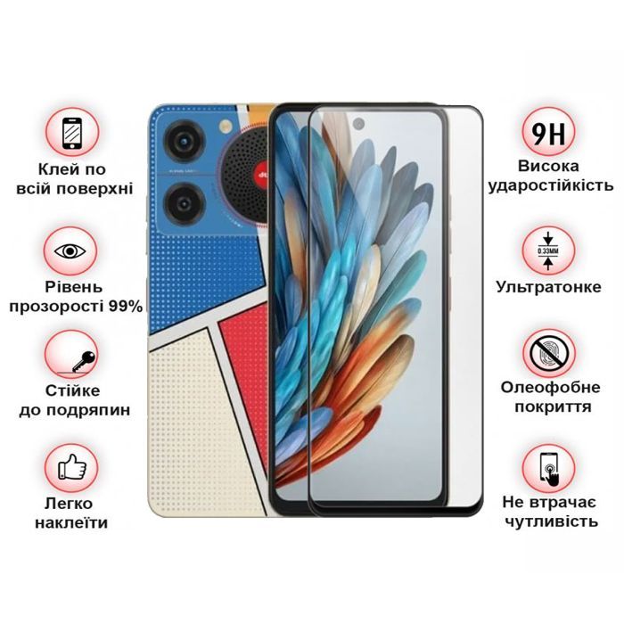 Стекло защитное BeCover Nubia Music Black (711974) изображение 3