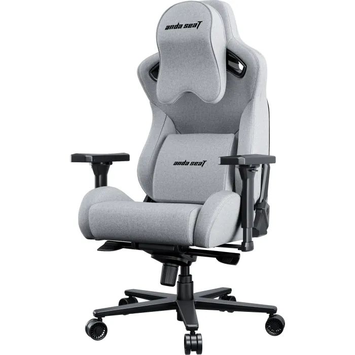 Кресло игровое Anda Seat Kaiser 2 Pro Fabric Size XL Grey (AD12YXL-17-G-F-G01) изображение 3