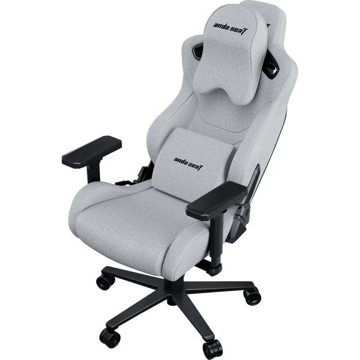 Кресло игровое Anda Seat Kaiser 2 Pro Fabric Size XL Grey (AD12YXL-17-G-F-G01) изображение 9