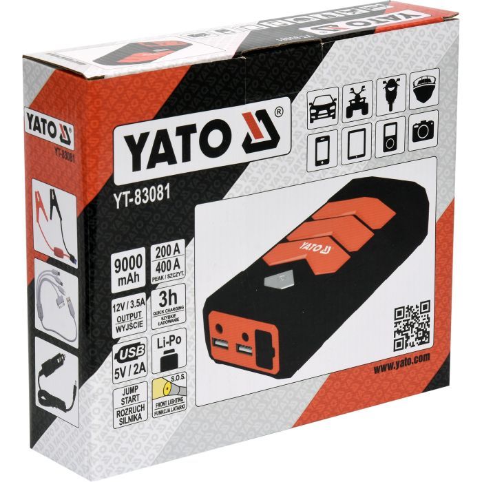 Пуско зарядное устройство Yato YT-83081 изображение 6