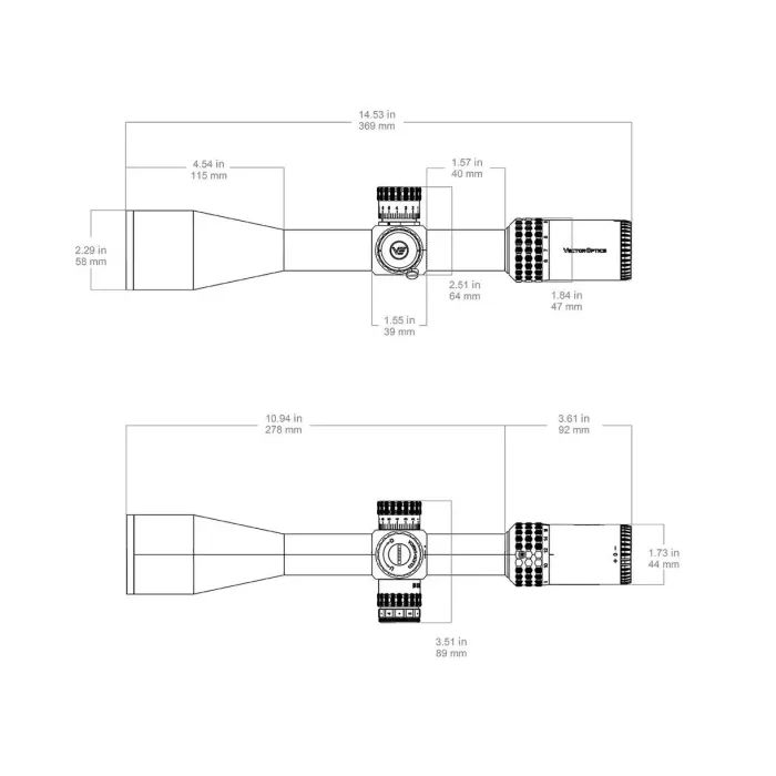 Оптический прицел Vector Optics Sentinel 6-24x50 (30 мм) illum. FFP (SCFF-57) изображение 8