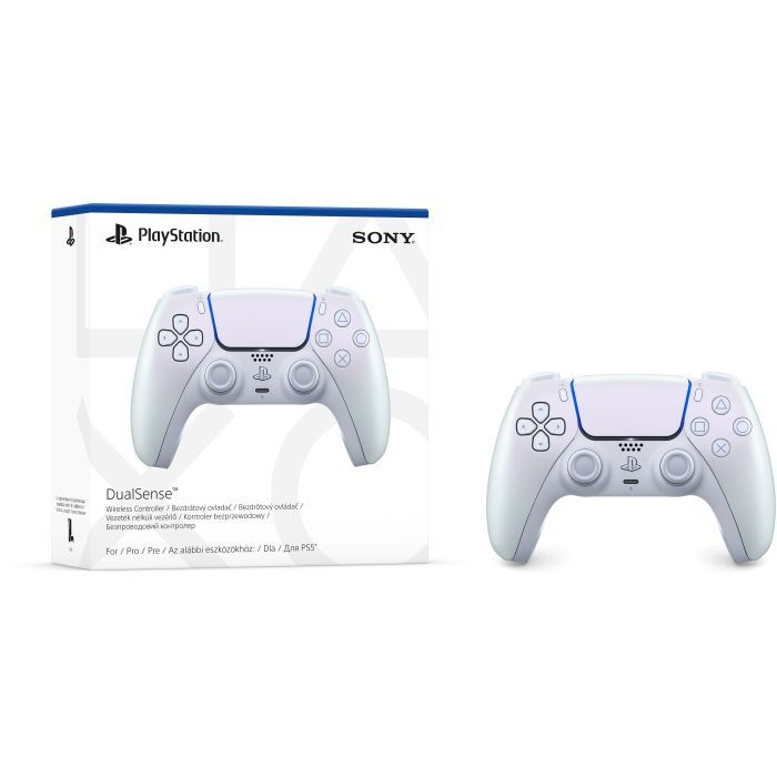 Геймпад Sony Playstation DualSense Bluetooth PS5 Chrome Pearl (1000044446) изображение 2