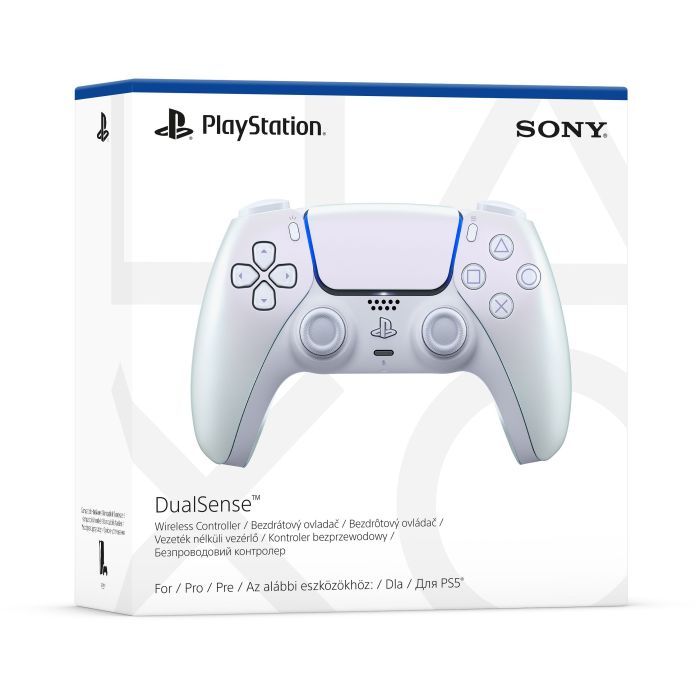 Геймпад Sony Playstation DualSense Bluetooth PS5 Chrome Pearl (1000044446) изображение 3