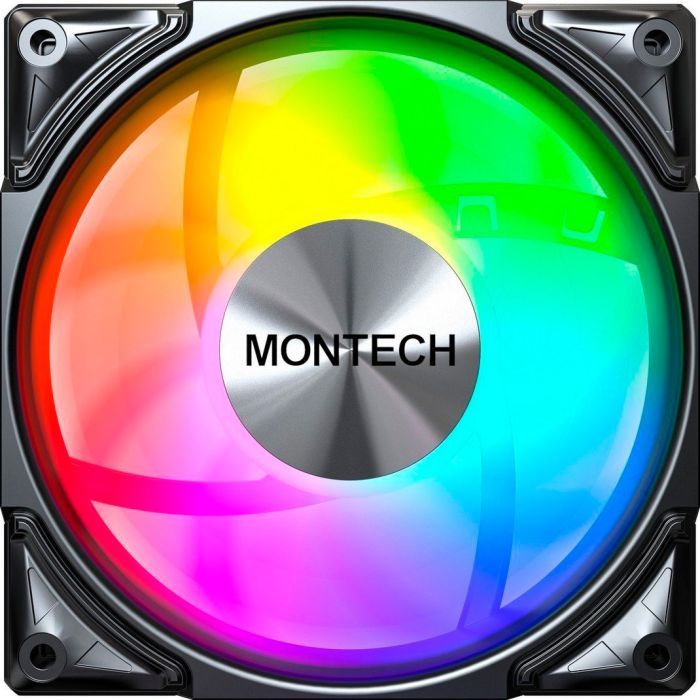Кулер для корпуса MONTECH METAL PRO 12 ARGB PWM BLK изображение 2