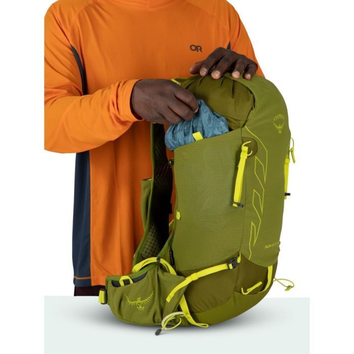 Рюкзак туристичний Osprey Talon Velocity 20 matcha green/lemongrass - S/M - зелений (009.3548) зображення 9