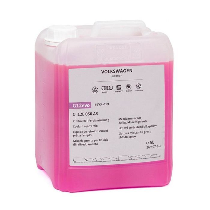 Антифриз VAG Coolant Ready Mix G12evo -35°C фіолетовий 5л (G12E050A3) изображение 2