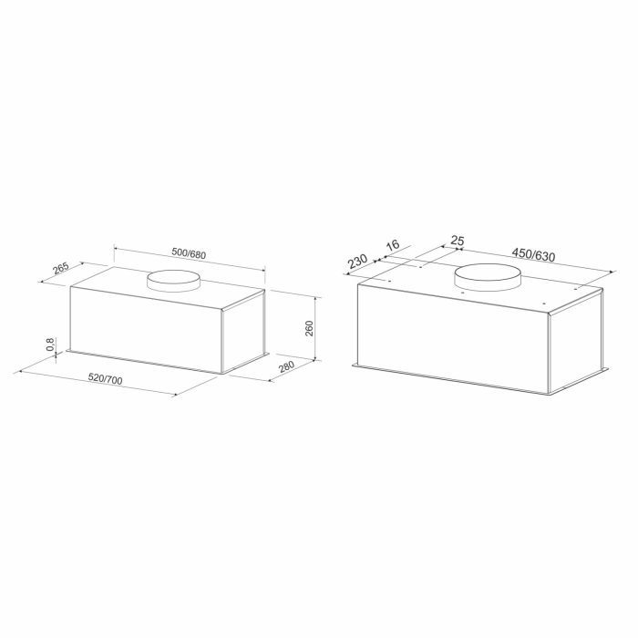 Витяжка кухонна Eleyus BOXER 800 LED 52 WH зображення 12
