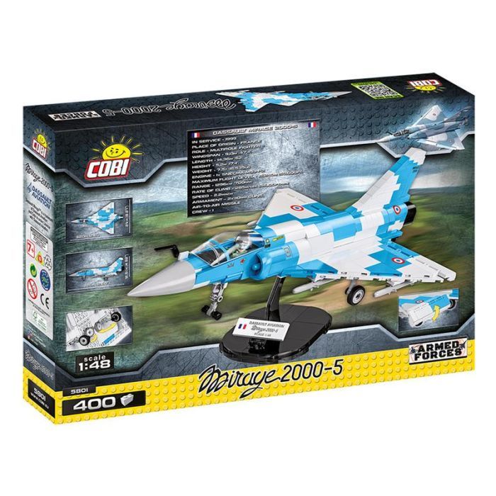 Конструктор Cobi Самолет Mirage 2000-5, 400 деталей (COBI-5801) изображение 5
