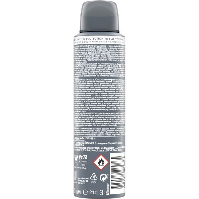Антиперспирант Dove Men+Care Прохладная свежесть 72 часа 150 мл (8720181284885) изображение 2