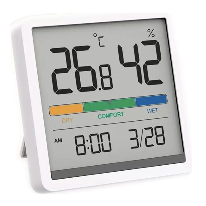 Метеостанція Xiaomi Miiiw Temperature Humidity Clock White S210 (MW22S06) зображення 2