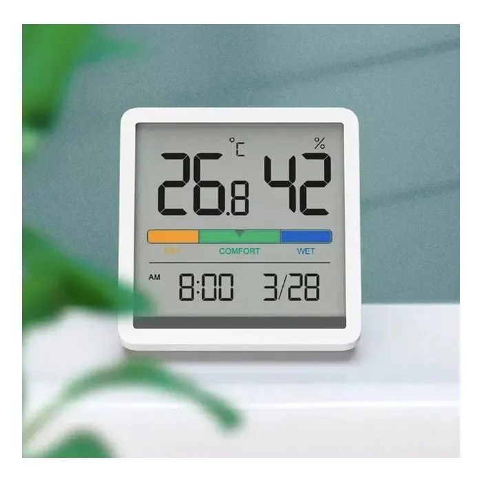 Метеостанція Xiaomi Miiiw Temperature Humidity Clock White S210 (MW22S06) зображення 4