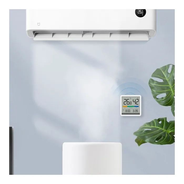 Метеостанція Xiaomi Miiiw Temperature Humidity Clock White S210 (MW22S06) зображення 8
