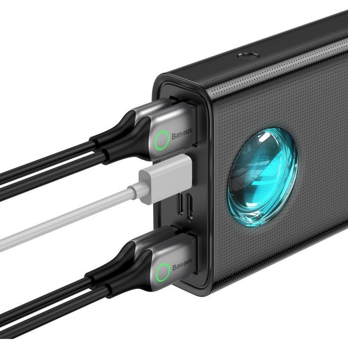 Батарея универсальная Baseus Amblight Digital Quick 30000mAh 65W, Black (PPLG00101) изображение 3