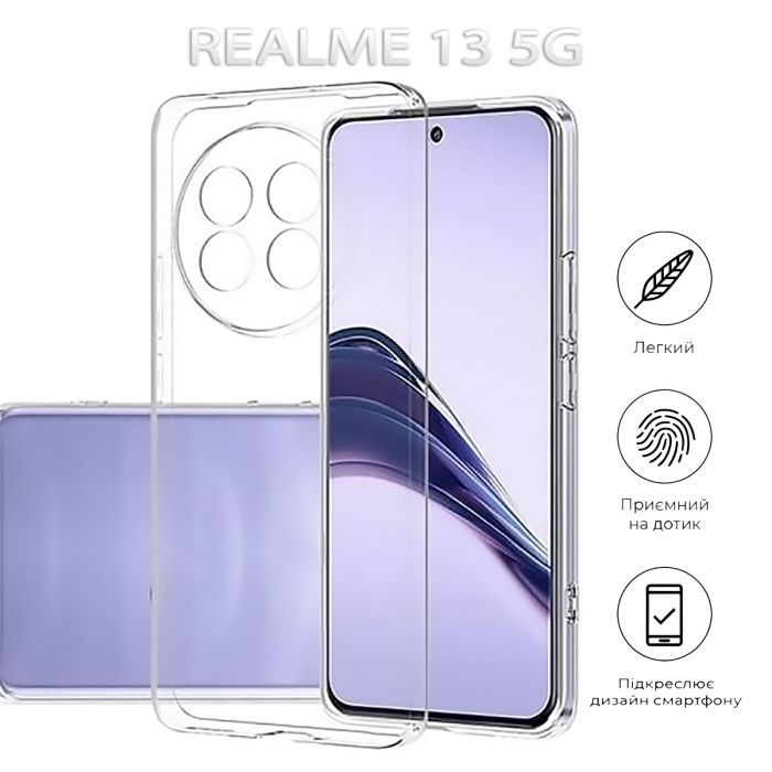 Чехол для мобильного телефона BeCover Realme 13 5G Transparancy (712764) изображение 5