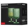 Набор бокалов Ardesto 300мл, 2шт, скло, зелений (AR2630GGR) изображение 6