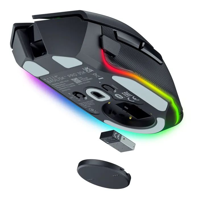 Мышка Razer Basilisk V3 Pro 35K Wireless/Bluetooth Black (RZ01-05240100-R3G1) изображение 4