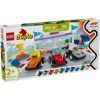 Конструктор LEGO DUPLO Town Автомобили для гонок и пилоты команд Формулы-1 (10445) изображение 7