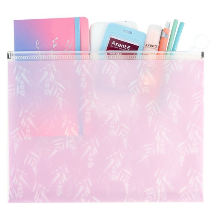 Папка на молнии Axent zip-lock А4+ Lavender-3 (1497-38-A) изображение 3