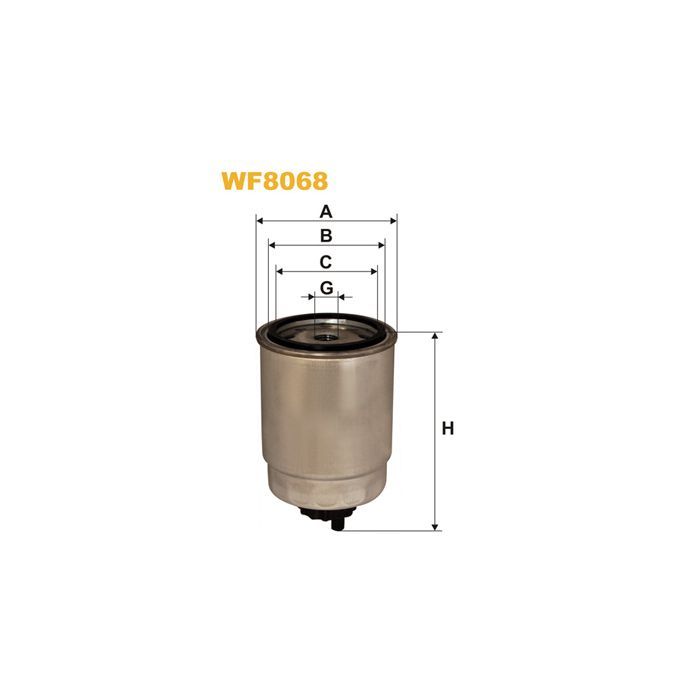 Фільтр паливний Wixfiltron WF8068