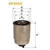 Фільтр паливний Wixfiltron WF8068