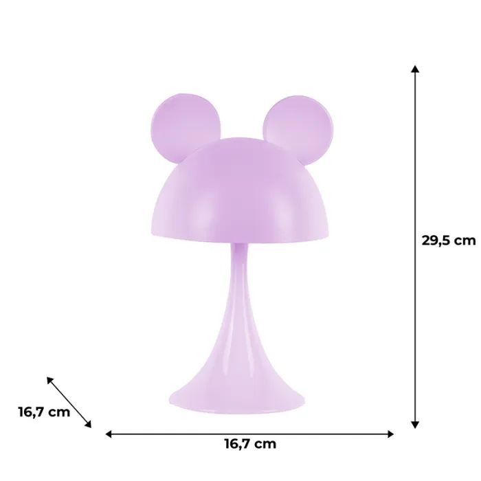 Ночник Kite Светильник LED с аккумулятором Simple Mouse, фиолетовый (K25-317-2-5) изображение 6